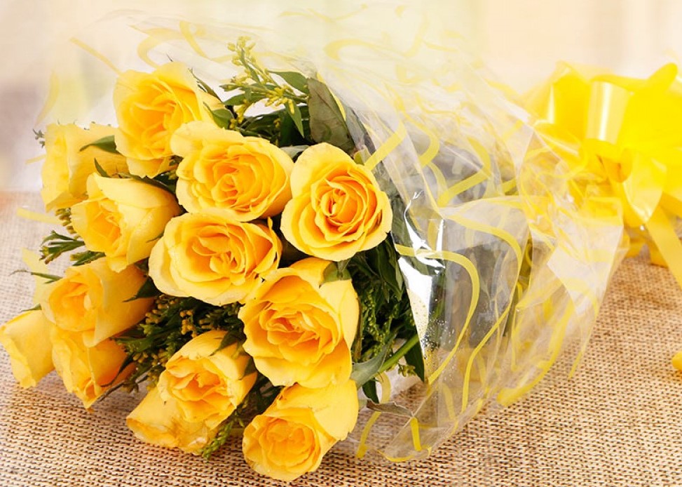 Yellow Rose Bouquet – Flowers & More